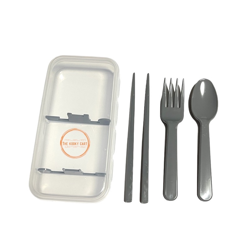 Portable Utensils Set with Case Kids Adult Spoon Fork Chopsticks Bento