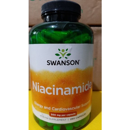 Niacinamide 500mg 250 Capsules Vitamin B-3 EXPIRY: March 2026 Swanson ...