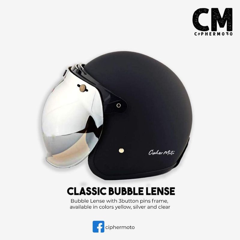 Bubble lens hot sale helmet