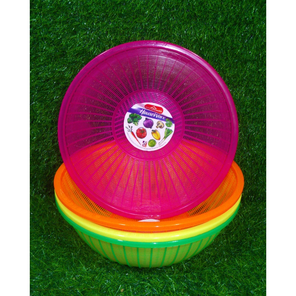 Fruit and Vegetable Round Tray (Home mates)(Random) | Shopee Philippines