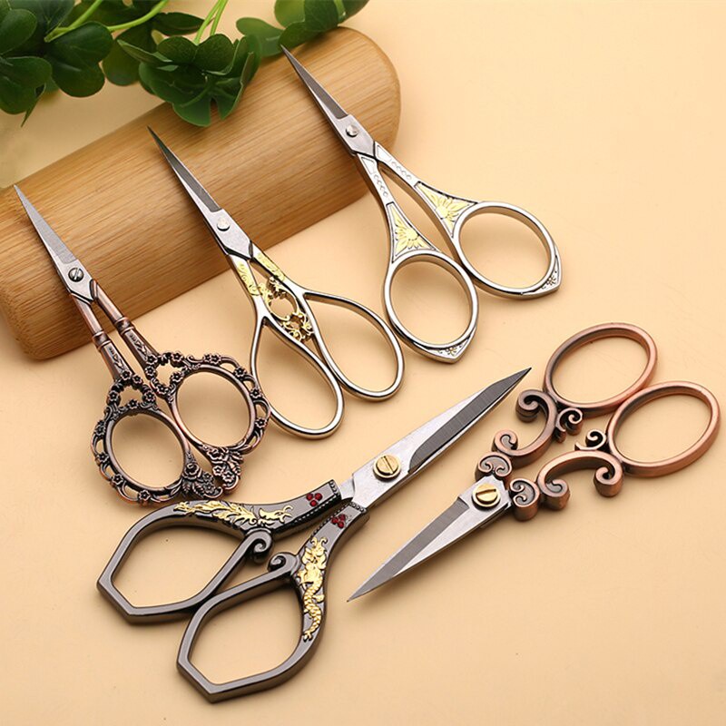 Retro Scissors Antique Vintage Scissors Thread Embroidery Scissors 