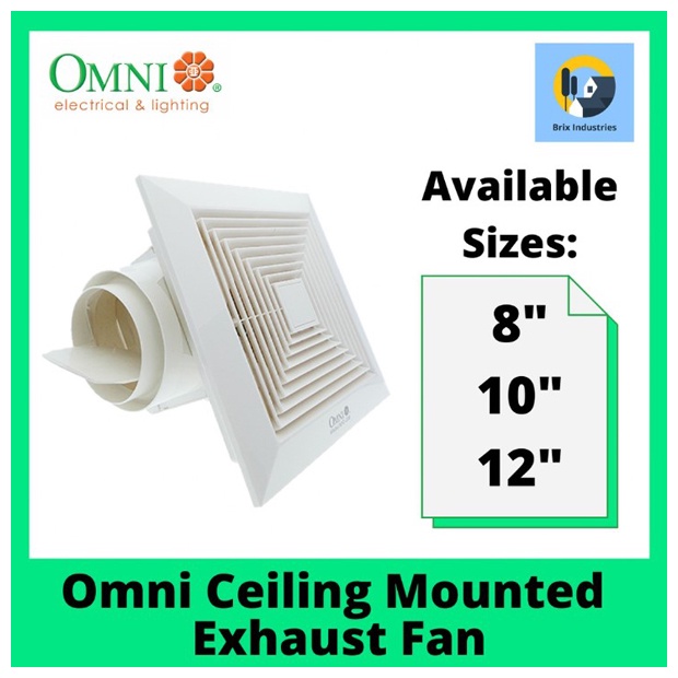 OMNI Original Ceiling Mounted Exhaust Fan 8