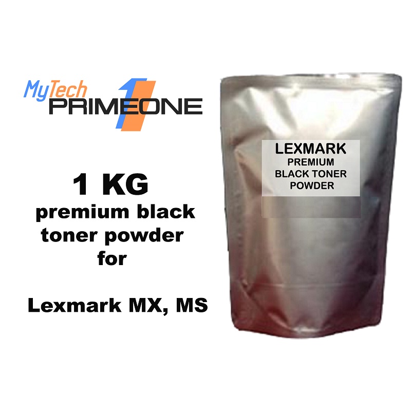 1 kg (1000 grams) Universal Lexmark Premium black universal toner ...