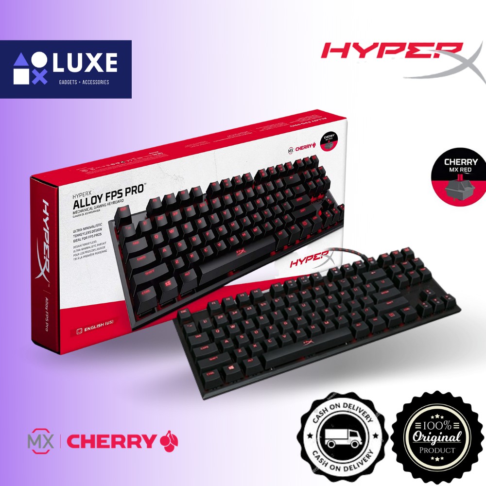 HyperX Alloy FPS Pro TKL Mechanical Gaming Keyboard 87-Key, Cherry