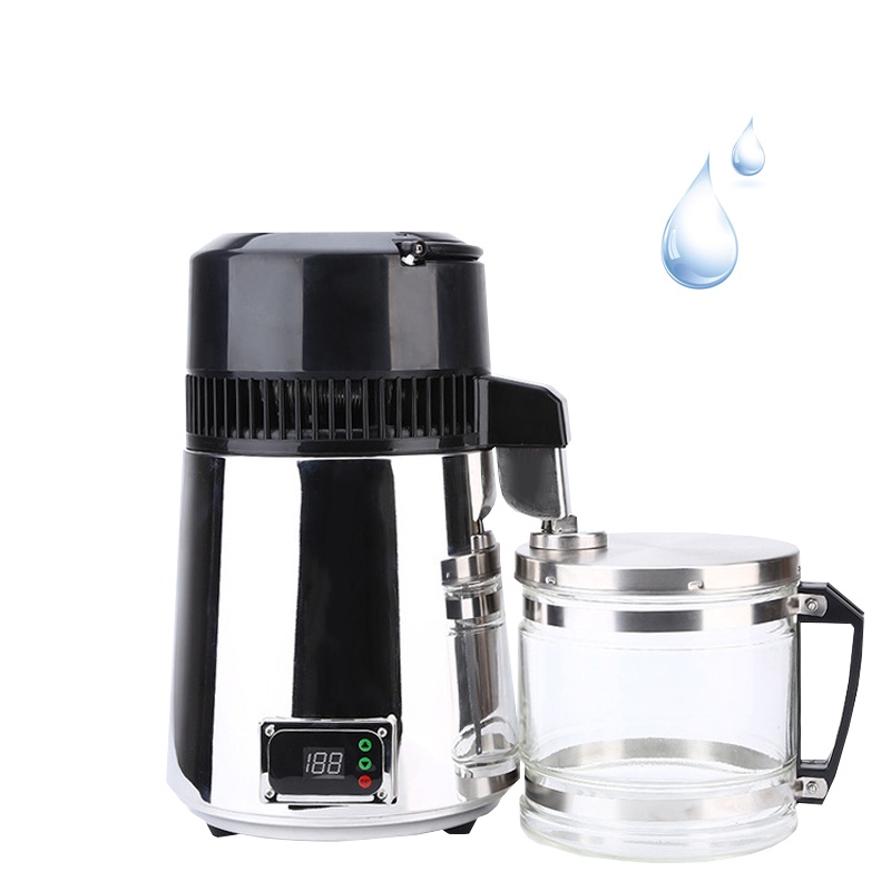 110V/220V Pure Water Distiller For Housing 4L Water Distiller Distillation Purifier Stainless
