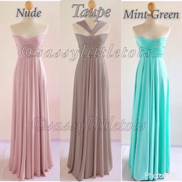 Infinity dress hot sale price