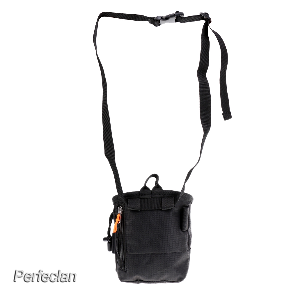 Cuboid Chalk Bag for Bouldering Rock Climbing + Waist Belt & Zipper ...