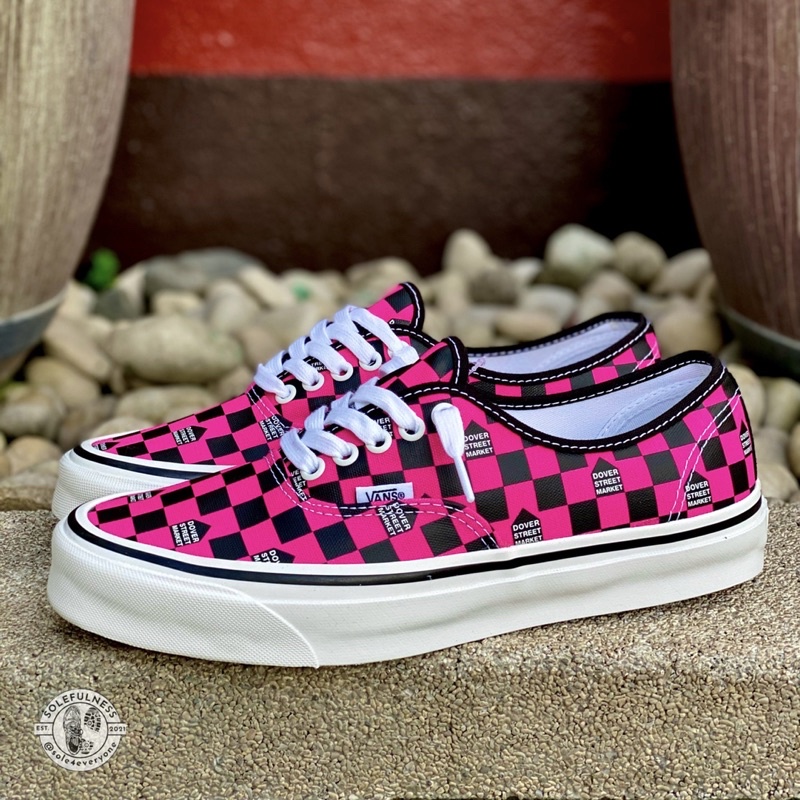 Vans Vault x DSM OG Authentic Lx Fluro Check | Shopee