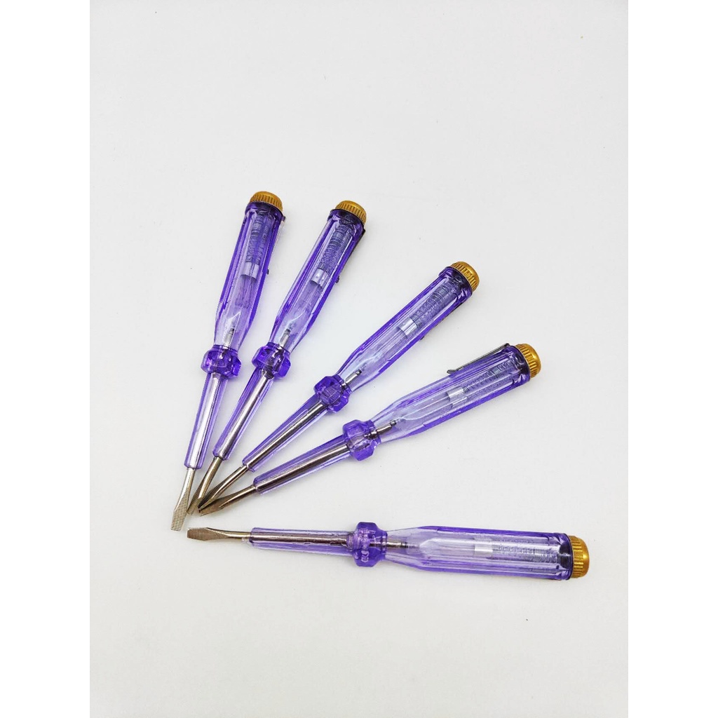 Voltage Tester Pen Screwdriver Electric Test Detector, Slotted ...