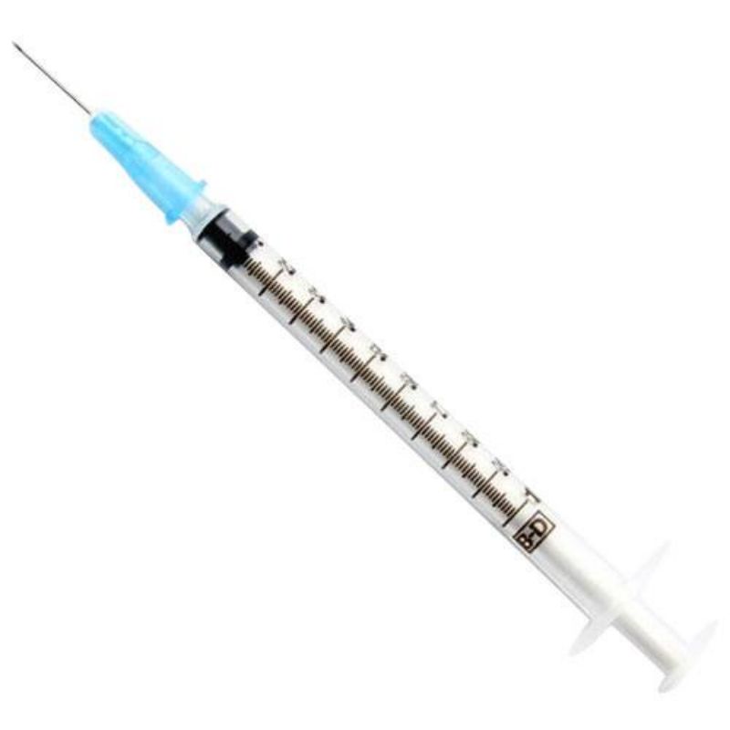 Bd 1ml Cc Tuberculin Syringe Slip Tip With Bd Precisionglide Needle 25g 58 100s Shopee 
