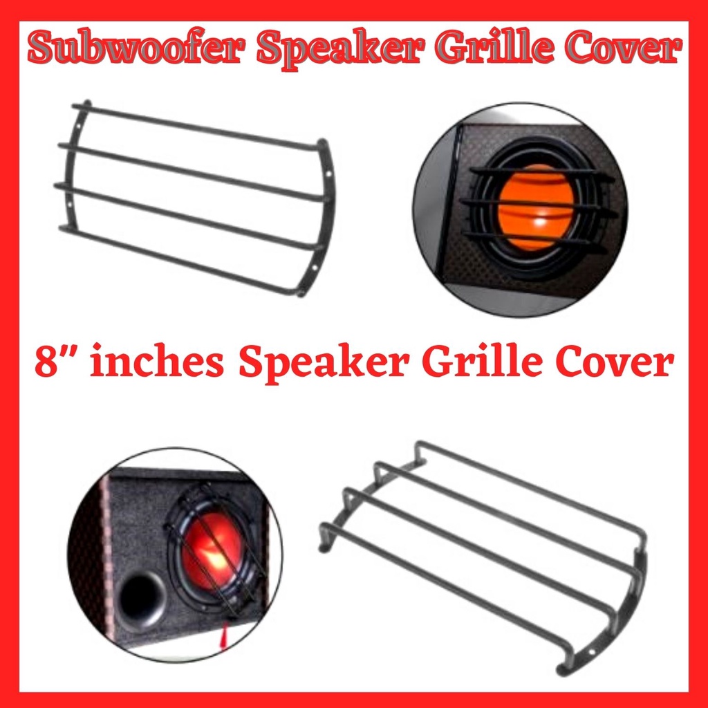 LIGHTNING LAB 8 inches Subwoofer Speaker Grille Cover Bar Grille 4