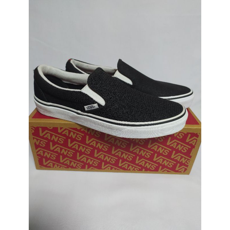 Black 2024 mesh vans