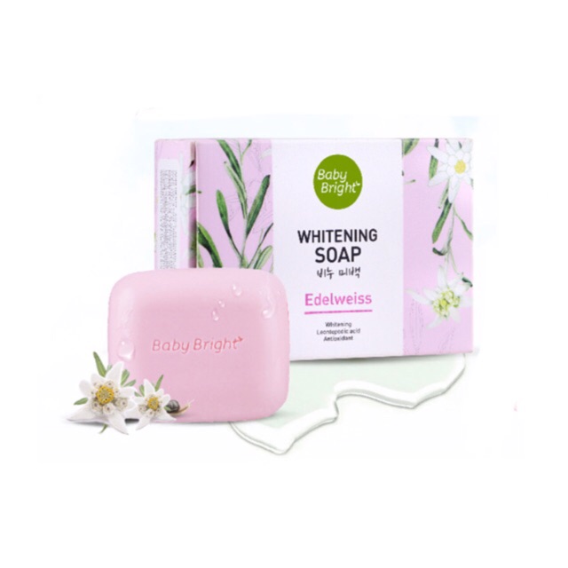 Baby Bright Whitening Soap Edelweiss 55g Shopee Philippines