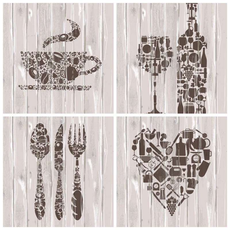 Retro Kitchen Wall Decor A4 Size Laminated Batch 1 | Shopee Philippines