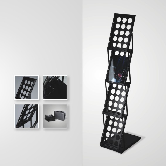 Metal Type Collapsible Brochure Rack | Shopee Philippines