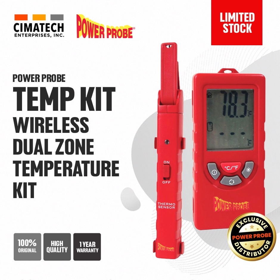 CIMATECH Power Probe Wireless Dual Zone Temperature Kit Shopee