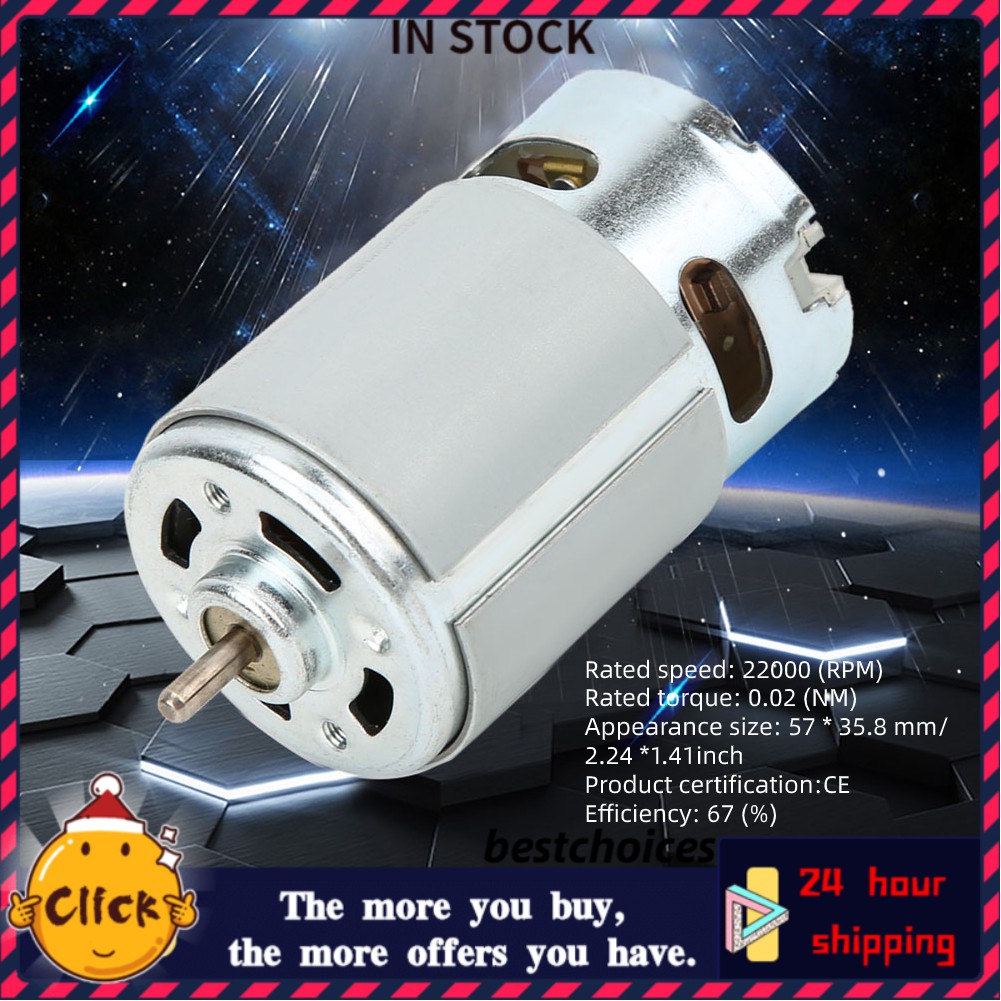 [Ready Stock] RS-550 Micro Motor DC 12-24V 22000 rpm For Various ...