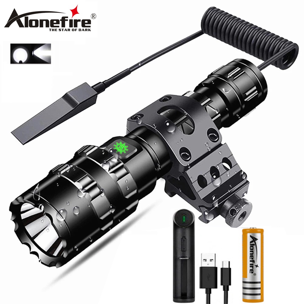 Alonefire G100 XM-L2 LED Flashlight Powerful Super Bright 5 Modes ...