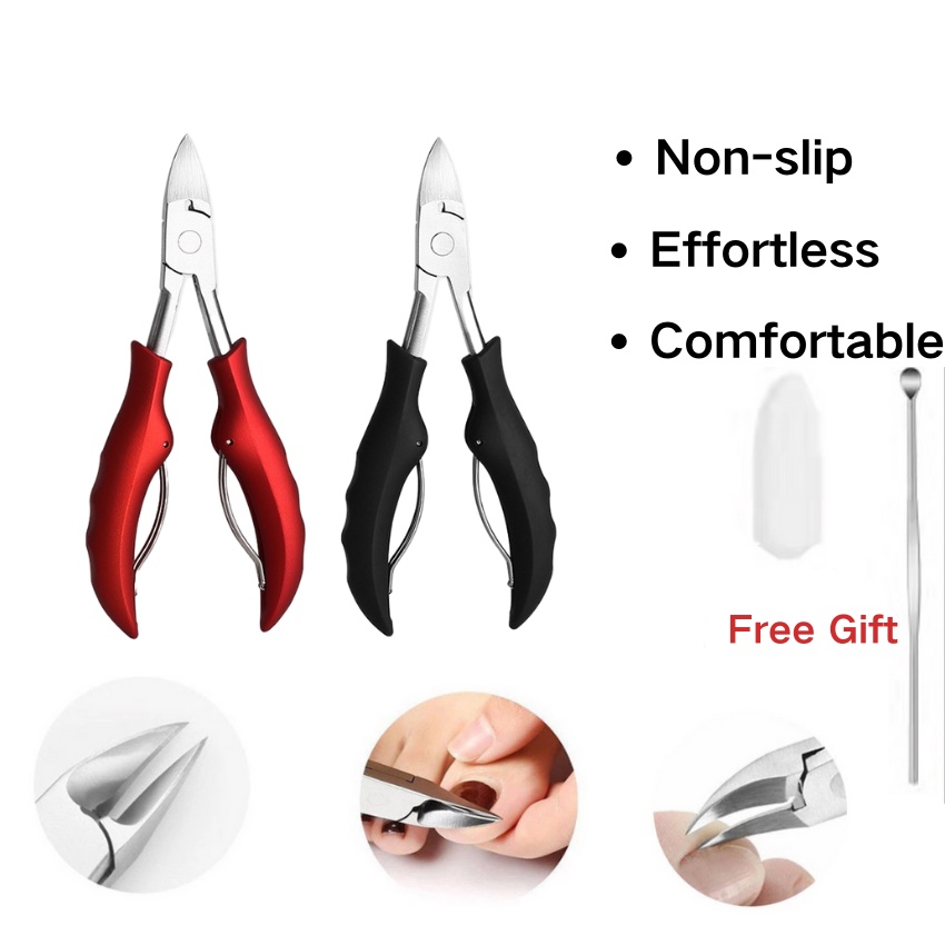 Nail Clipper for Ingrown or Thick Toenails Cuticle Trimmer Set Paronychia Remover Nail Scissors