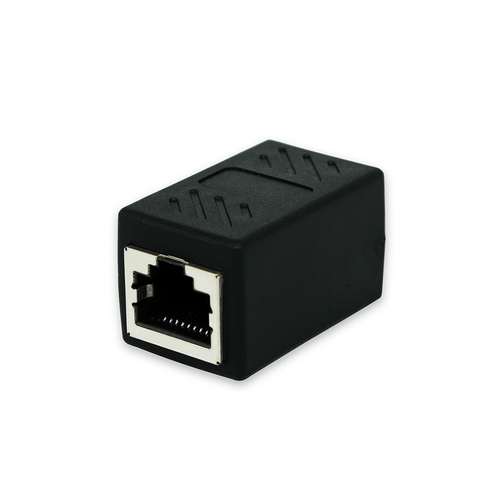 RJ45 Female To Female Port Network LAN Splitter Connector