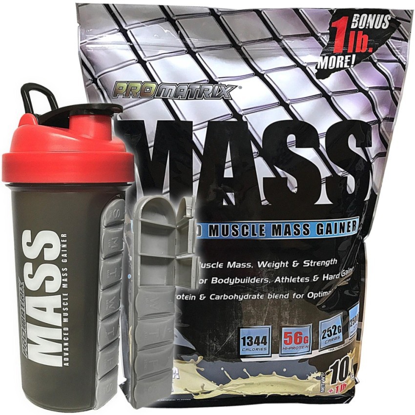 Promatrix Mass Advanced Muscle Mass Gainer 11lbs Vanilla | Shopee ...