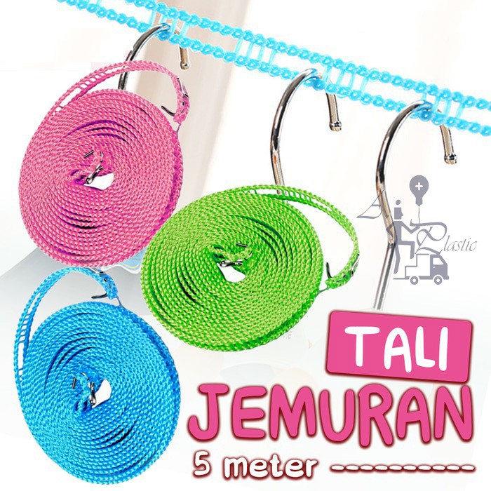 Aio Plastic Clothesline 5 Meters Clothes Line | Shopee Philippines