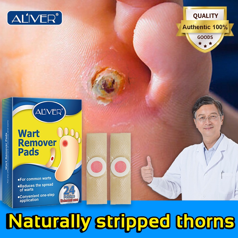 ALIVER Warts Removal Patch 24 patches/box Naturally peel off and thorns