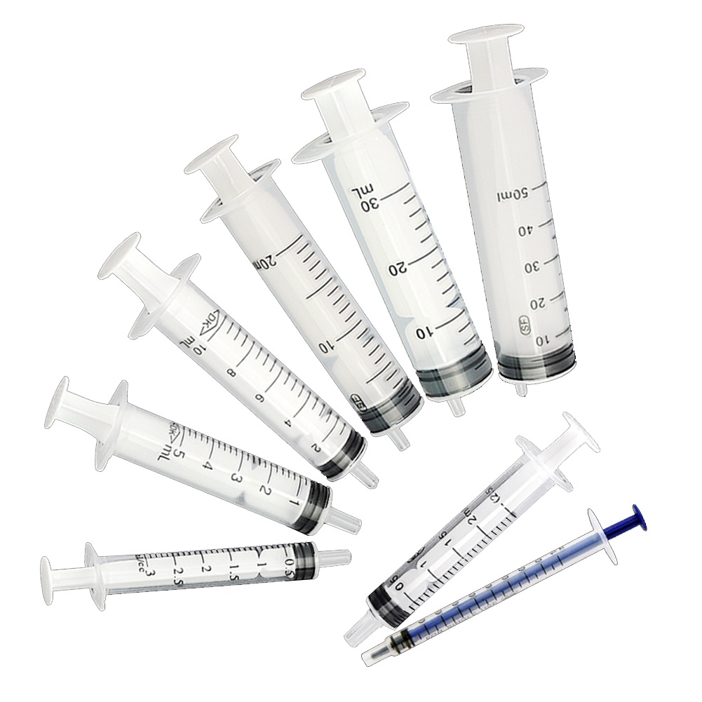 100pcs 130ml Plastic Syringe Feeder Hydroponics Analyze Measuring Cups