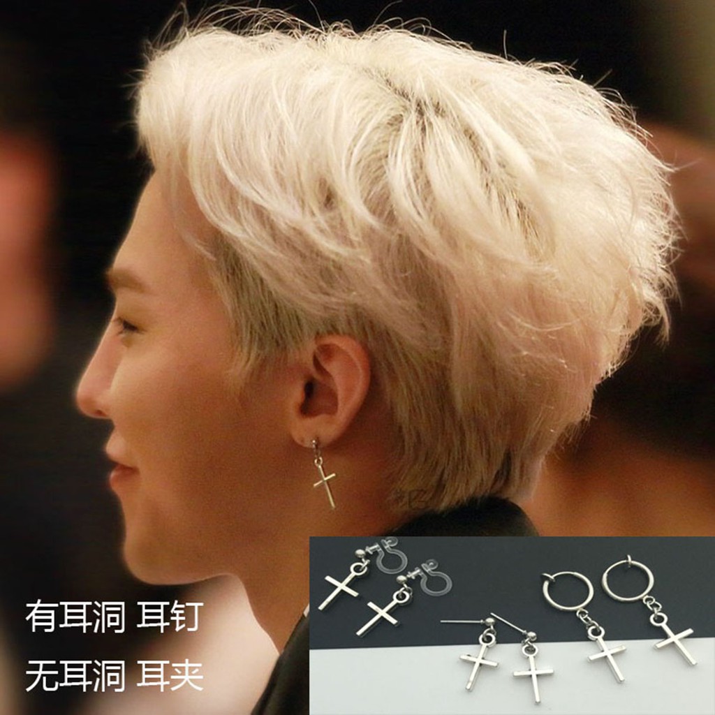 G dragon cross earrings store