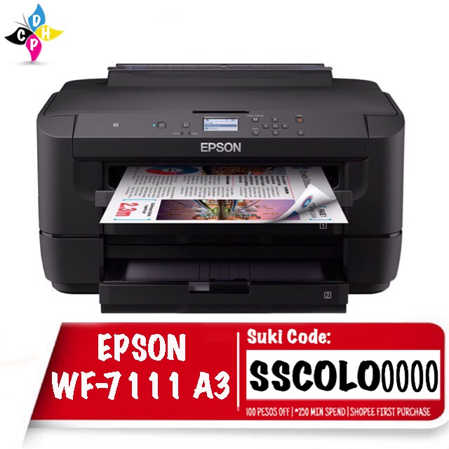 Epson Workforce Wf 7211 A3 Wi Fi Duplex Inkjet Printer Shopee Philippines 7420