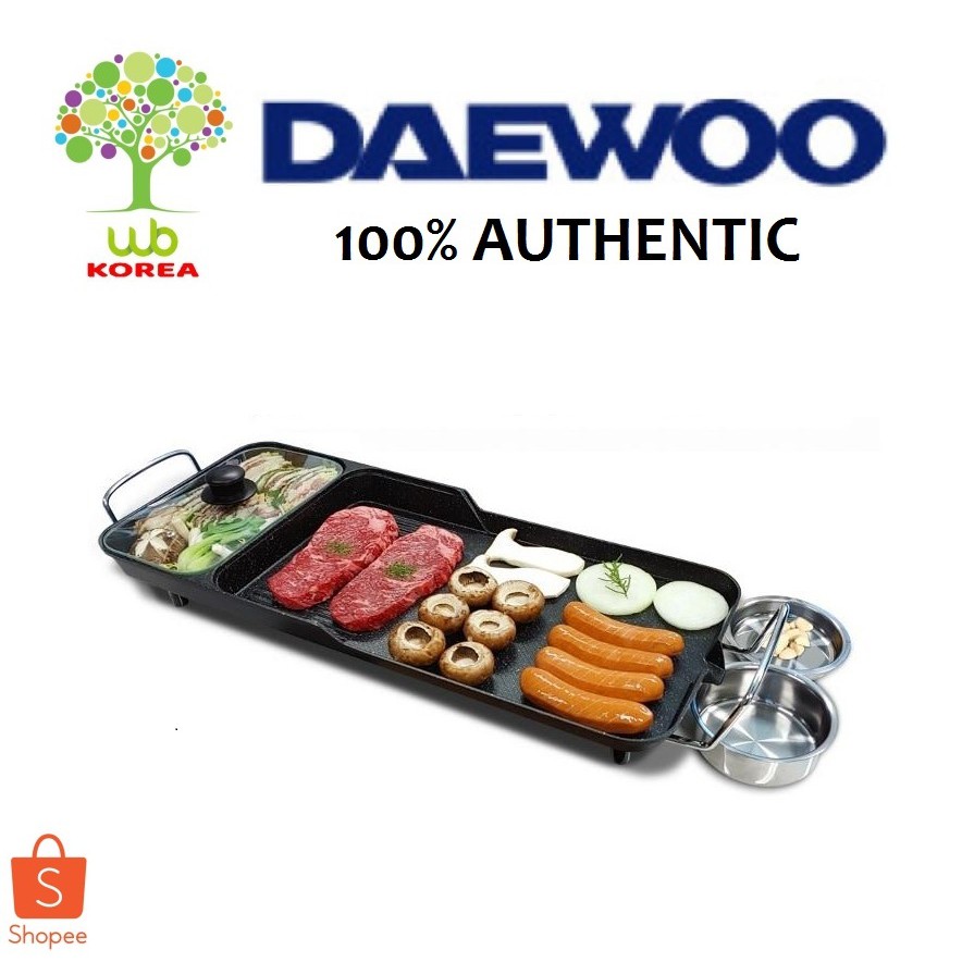 DAEWOO 3 in 1 Multi Samgyeopsal / Samgyupsal Electric Grill (68cm