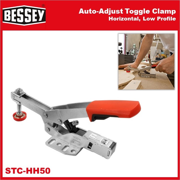 Bessey AutoAdjust Horizontal Low Profile Toggle Clamp STCHH50