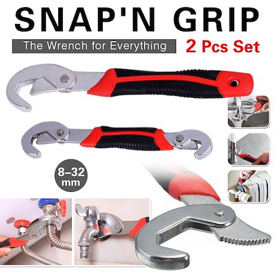 Merchandise.Ph Snap N Grip Adjustable Universal Wrench Set | Shopee  Philippines