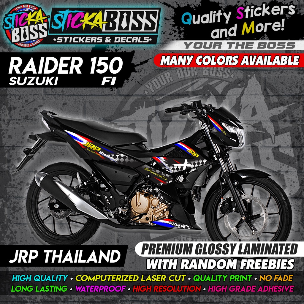 Suzuki Raider 150 Fi Decal Sticker (JRP THAILAND)【PREMIUM GLOSSY ...