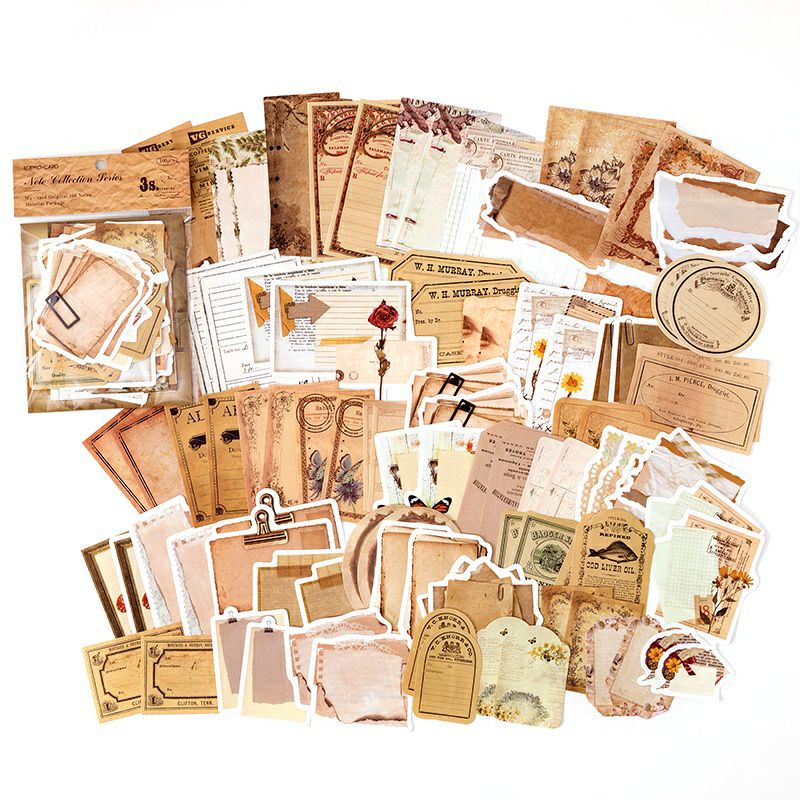 Vintage Note Collection Series (5pcs mixed design) | Shopee Philippines