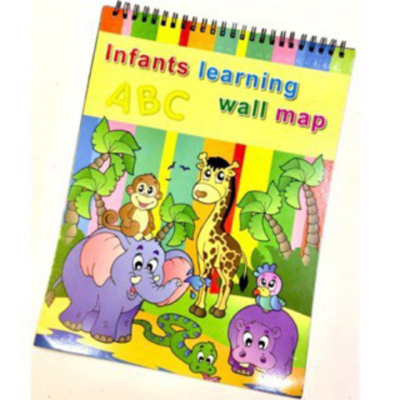 Infant Learning Wall Map Kids Learning | Shopee Philippines