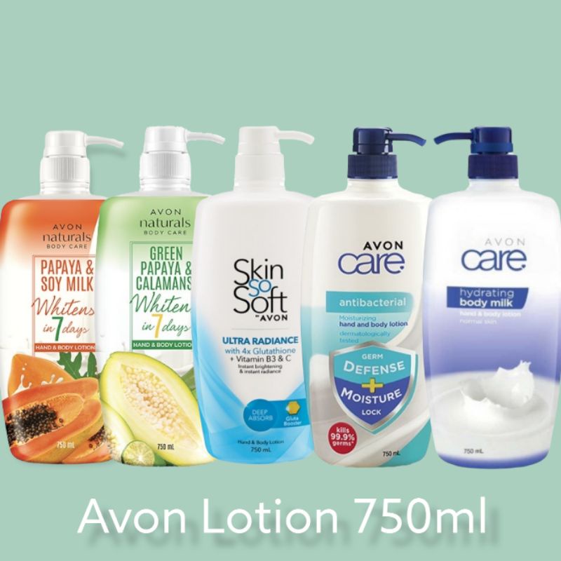 Avon Care/ SSS Lotion PAPAYA & Soy/ULTRA Radiance/HYDRATING Body Milk