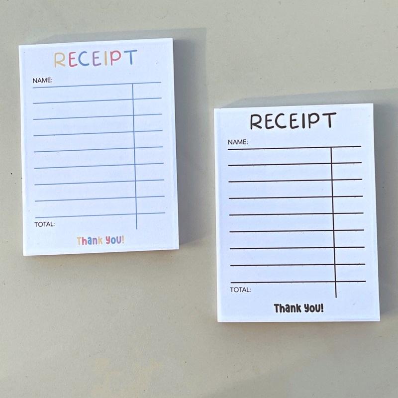 Cute Minimalist Shop Receipt 50sheets | Shopee Philippines