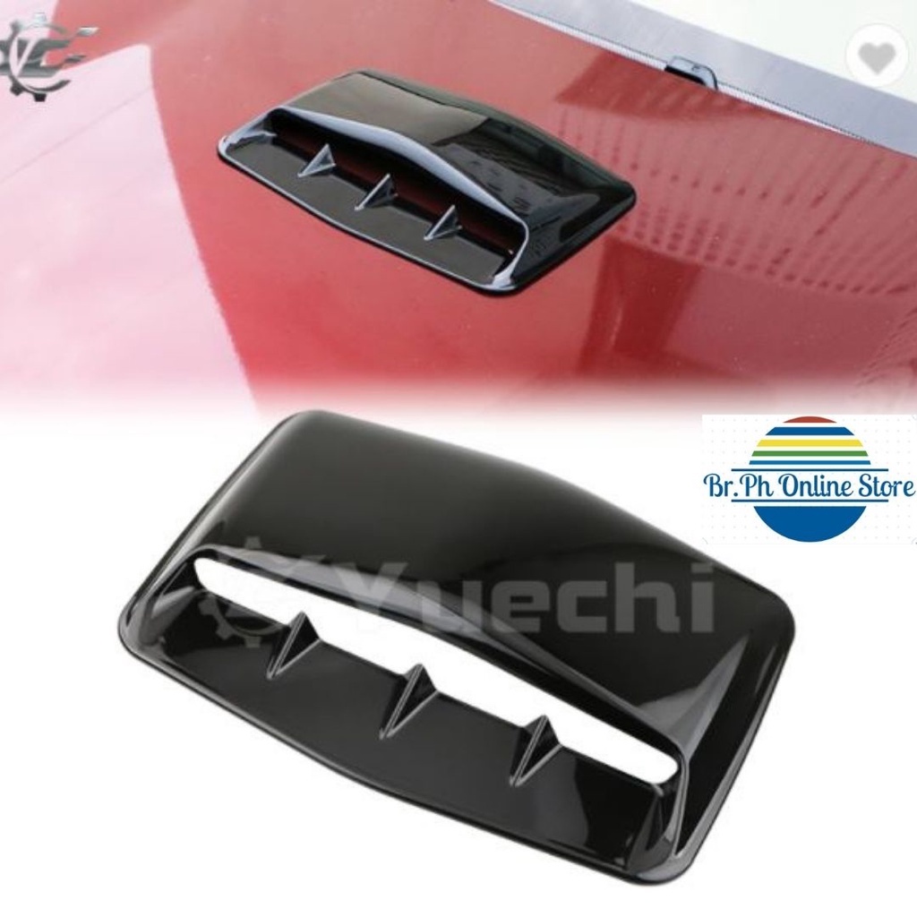 NEW 2022 Car Engine Air Flow Vent Sticker Hood Scoop Decorative Big ...