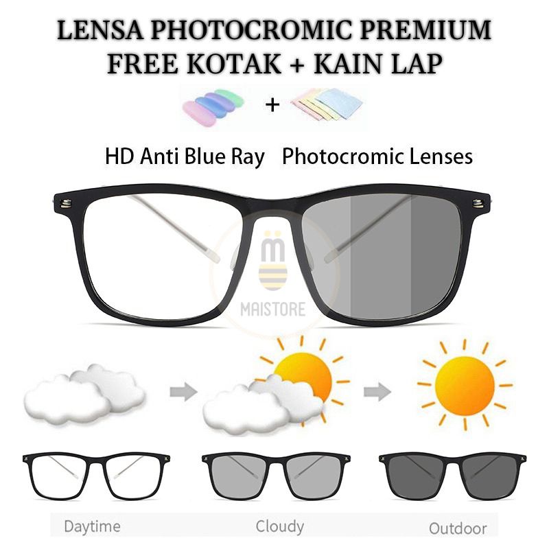 Korean Photocromic Glasses / Photochromic Blue Ray Lenses For Women