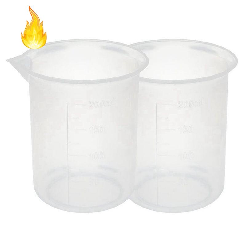 Superior Kitchen Lab Graduated Beaker Clear Plastic Measuring Cup