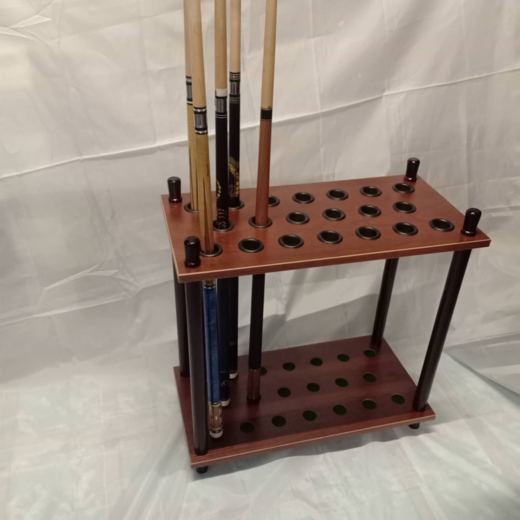 20 HOLES CUE RACK/LAGAYAN NG TAKO/GAMIT SA BILYARAN/BILLIARDS ...