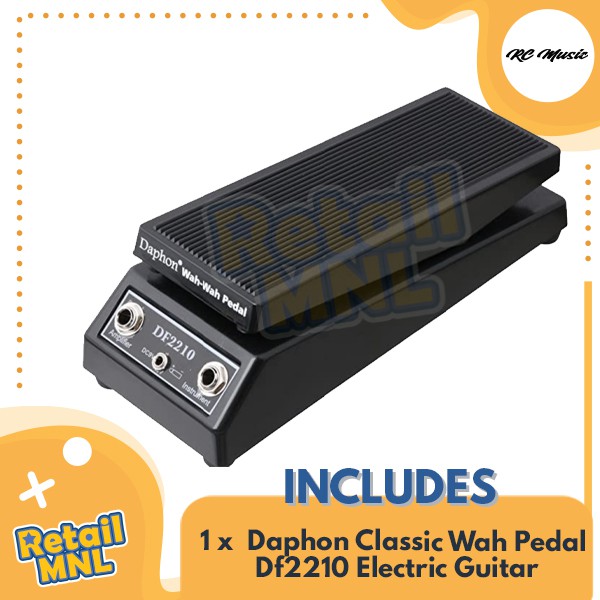 Retailmnl Daphon Classic Wah Pedal DF2210 Electric Guitar Wah Pedal For