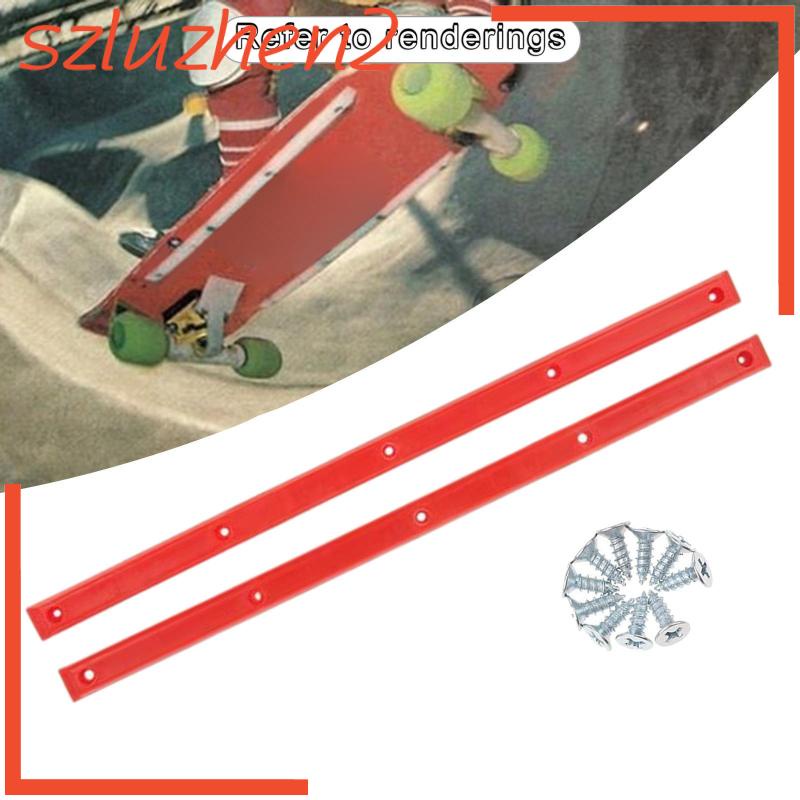 1 Pair Skateboard Rails Head Protect Rubber Strip Longboard Part ...