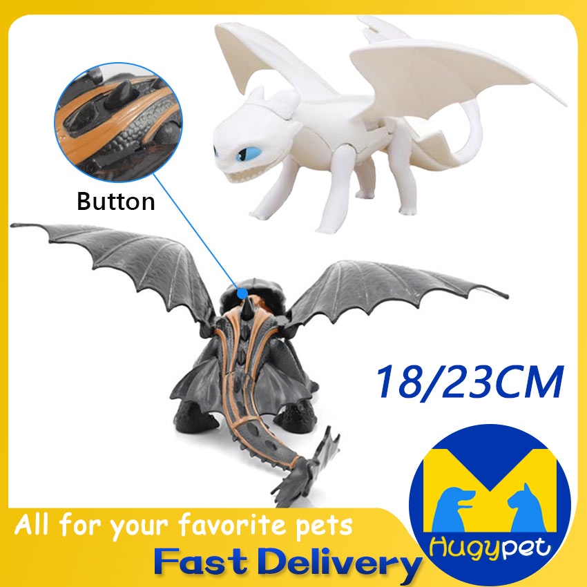 How To Train Your Dragon 3 Black White Toothless Dragon Night Fury ...