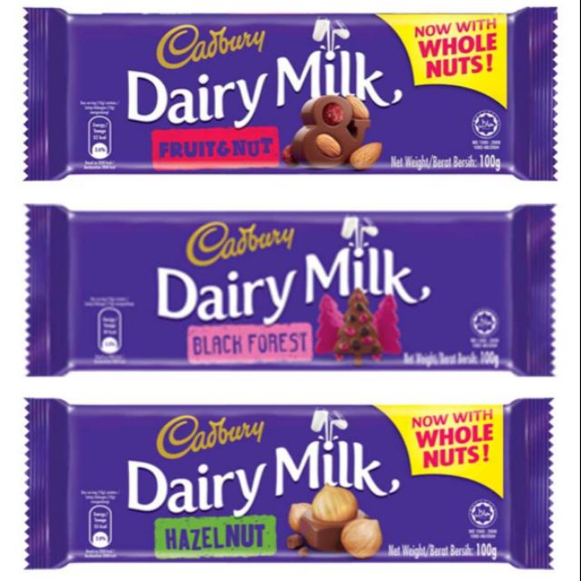 Cadbury dairy milk 100gram | Shopee Philippines