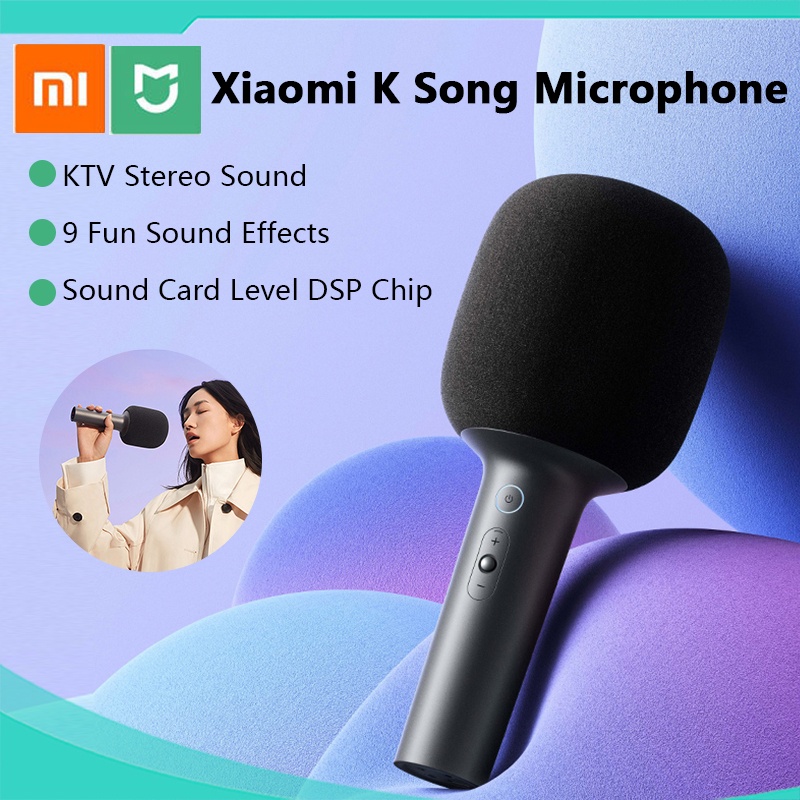 2021 Xiaomi MIJIA K Song Microphone Karaoke Bluetooth 5.1 Connected Stereo  Sound DSP Chip Noise Cancellation