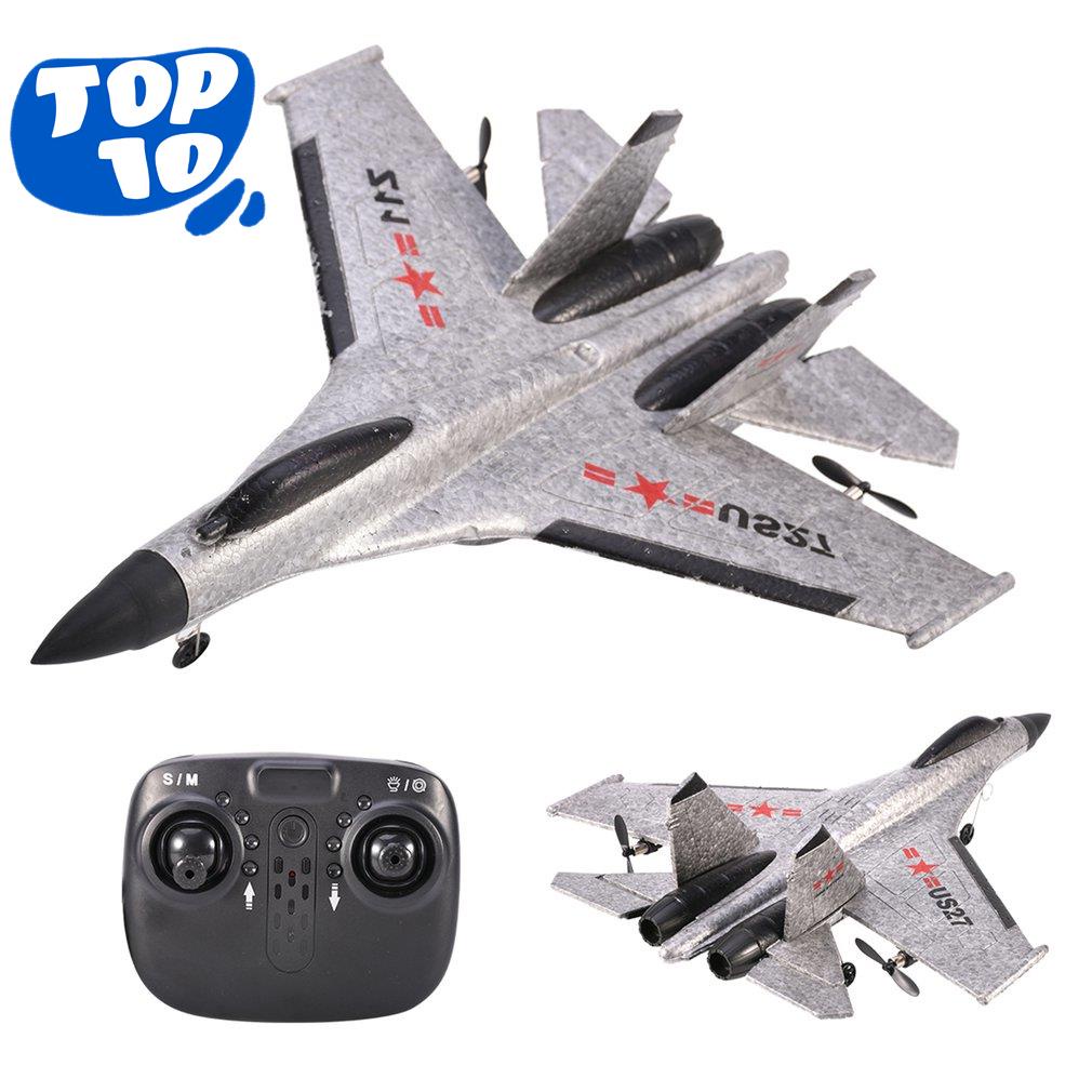 No1♟ Rc Airplane 3 Channel Remote Control Jet Fighter Aircraft Plane Su 