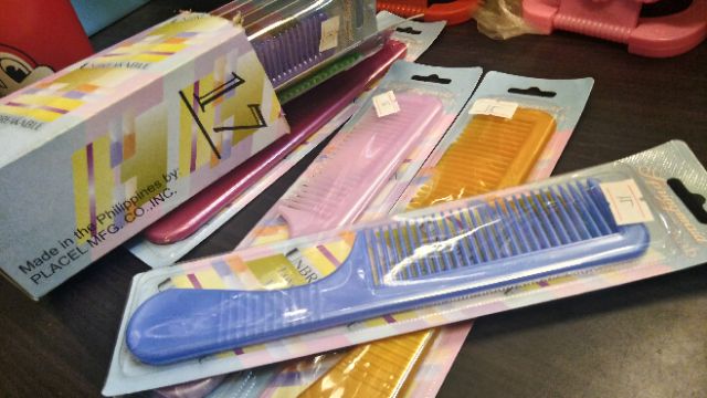 no.17 spring maid hair comb hairs combs suklay random color | Shopee ...