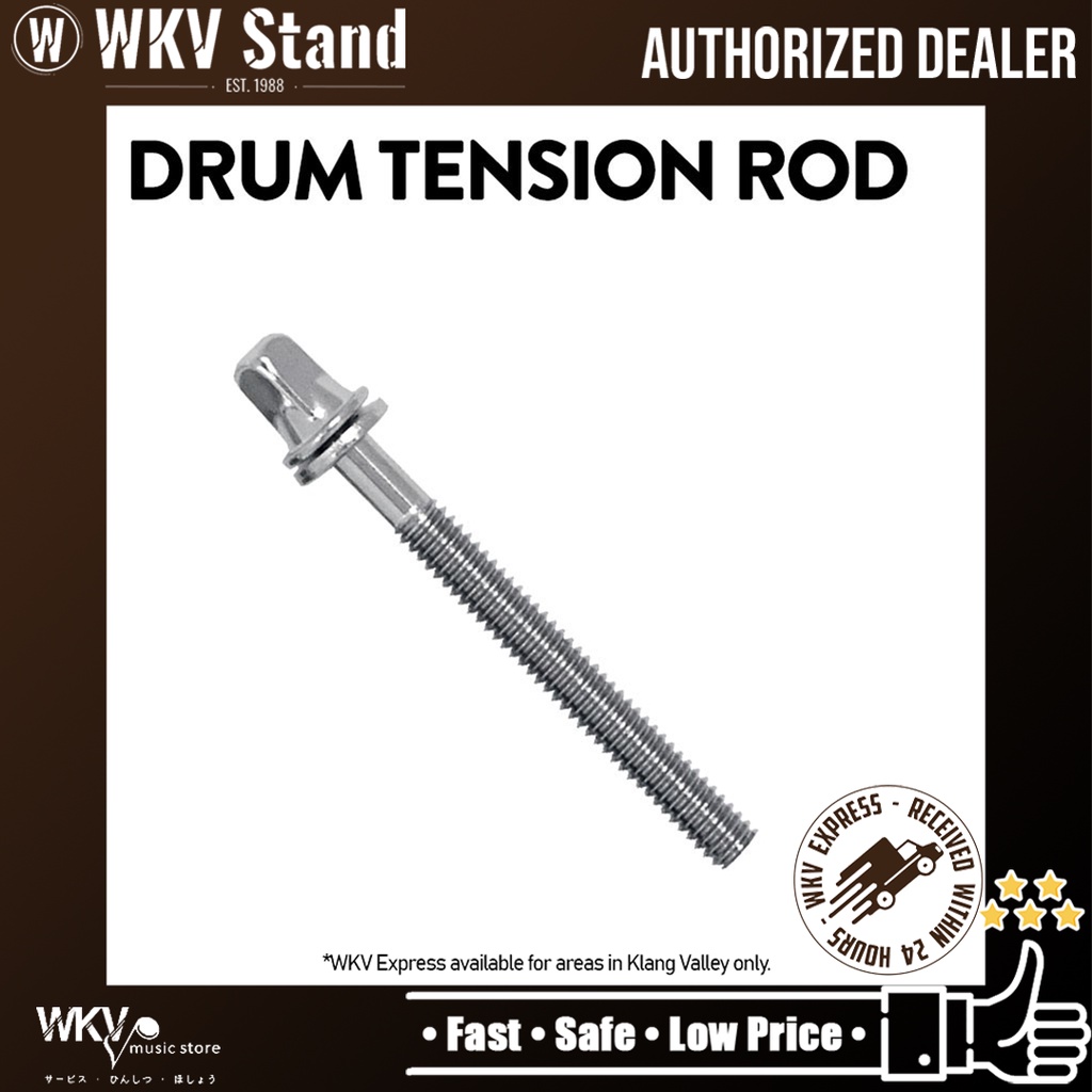 Drum Tension Rods with Washers / Drum Tension Screws / Bolts (Drum